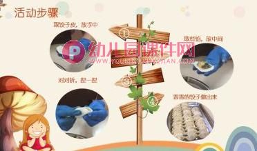 中班综合课件PPT《包饺子》PPT课件图片